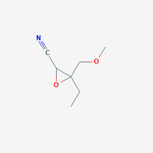 3-Ethyl-3-(methoxymethyl)oxirane-2-carbonitrile