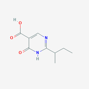 2-(Sec-butyl)-6-oxo-1,6-dihydropyrimidine-5-carboxylic acid