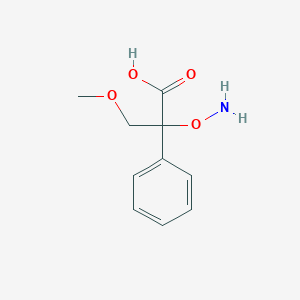 2-(Aminooxy)-3-methoxy-2-phenylpropanoic acid