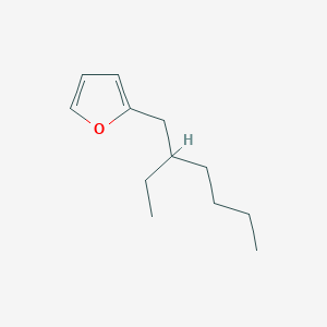 molecular formula C12H20O B15257391 2-(2-Ethylhexyl)furan 