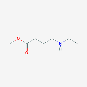 molecular formula C7H15NO2 B15257426 Methyl 4-(ethylamino)butanoate 