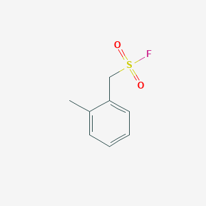 molecular formula C8H9FO2S B15257482 (2-Methylphenyl)methanesulfonyl fluoride 