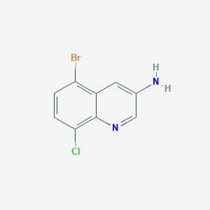 5-Bromo-8-chloroquinolin-3-amine