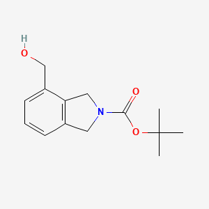 molecular formula C14H19NO3 B1525750 N-Boc-4-(hydroxymethyl)isoindoline CAS No. 1311254-56-4