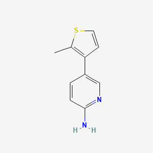 5-(2-Methylthiophen-3-yl)pyridin-2-amine