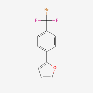 2-[4-(Bromodifluoromethyl)phenyl]furan