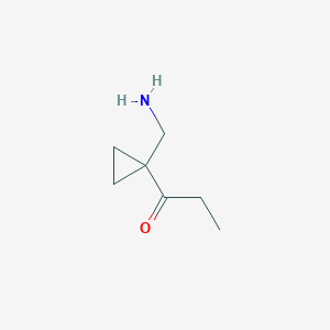 1-[1-(Aminomethyl)cyclopropyl]propan-1-one