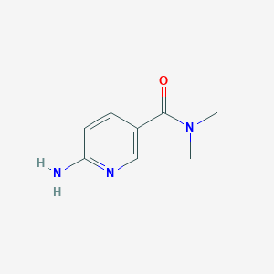 molecular formula C8H11N3O B1525765 6-Amino-N,N-dimethylpyridine-3-carboxamide CAS No. 827588-33-0