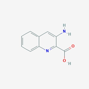 molecular formula C10H8N2O2 B1525767 3-Aminoquinoline-2-carboxylic acid CAS No. 887245-74-1