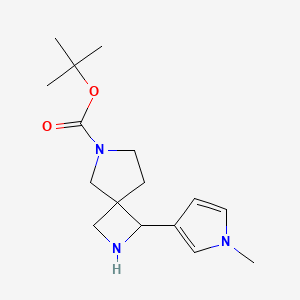 tert-Butyl 1-(1-methyl-1H-pyrrol-3-yl)-2,6-diazaspiro[3.4]octane-6-carboxylate