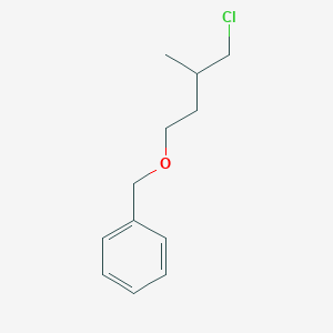 [(4-Chloro-3-methylbutoxy)methyl]benzene