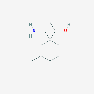 1-[1-(Aminomethyl)-3-ethylcyclohexyl]ethan-1-OL