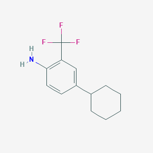 4-Cyclohexyl-2-(trifluoromethyl)aniline