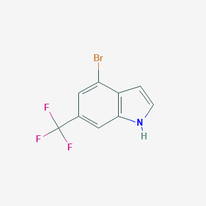 B152578 4-Bromo-6-(trifluoromethyl)-1H-indole CAS No. 1000342-93-7