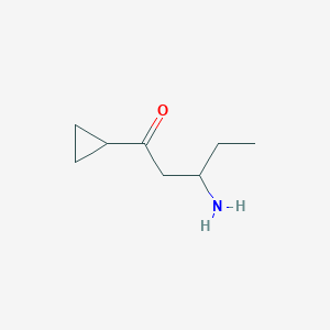 3-Amino-1-cyclopropylpentan-1-one