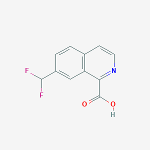 7-(Difluoromethyl)isoquinoline-1-carboxylic acid