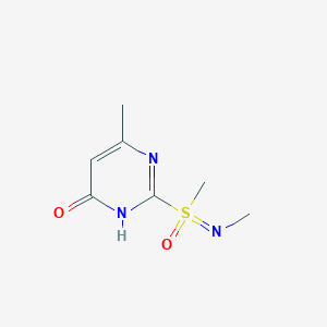 6-Methyl-2-[methyl(methylimino)oxo-lambda6-sulfanyl]pyrimidin-4-ol