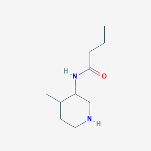 N-(4-methylpiperidin-3-yl)butanamide