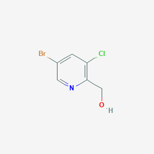 molecular formula C6H5BrClNO B1525798 (5-Bromo-3-chloropyridin-2-yl)methanol CAS No. 1206968-88-8