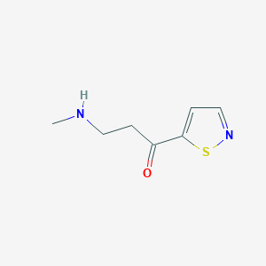 3-(Methylamino)-1-(1,2-thiazol-5-yl)propan-1-one