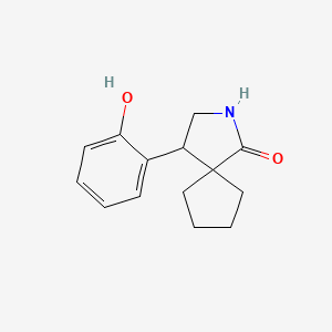 4-(2-Hydroxyphenyl)-2-azaspiro[4.4]nonan-1-one