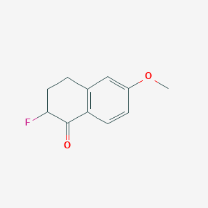 2-Fluoro-6-methoxy-1,2,3,4-tetrahydronaphthalen-1-one