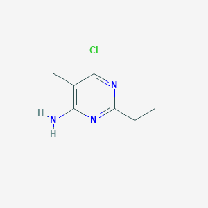 6-Chloro-5-methyl-2-(propan-2-yl)pyrimidin-4-amine