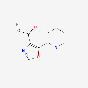 5-(1-Methylpiperidin-2-yl)-1,3-oxazole-4-carboxylic acid