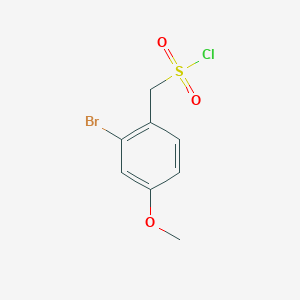 (2-Bromo-4-methoxyphenyl)methanesulfonyl chloride