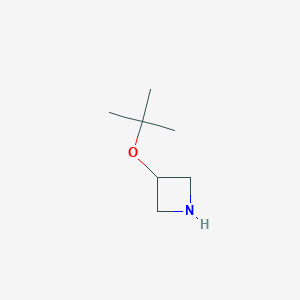molecular formula C7H15NO B1525809 3-(Tert-butoxy)azetidine CAS No. 1147530-63-9