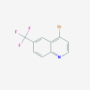 molecular formula C10H5BrF3N B152581 4-溴-6-(三氟甲基)喹啉 CAS No. 1070879-32-1