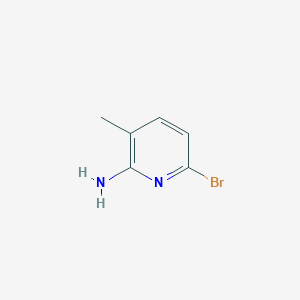 molecular formula C6H7BrN2 B1525811 6-Bromo-3-methylpyridin-2-amine CAS No. 89466-16-0
