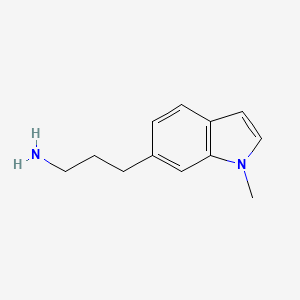 3-(1-Methyl-1H-indol-6-yl)propan-1-amine