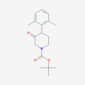 Tert-butyl 4-(2,6-dimethylphenyl)-3-oxopiperidine-1-carboxylate