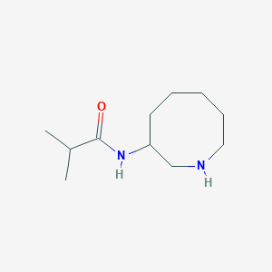 molecular formula C11H22N2O B15258229 N-(Azocan-3-yl)-2-methylpropanamide 