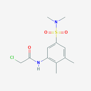 2-chloro-N-{5-[(dimethylamino)sulfonyl]-2,3-dimethylphenyl}acetamide