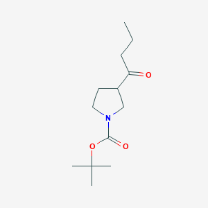 Tert-butyl 3-butanoylpyrrolidine-1-carboxylate