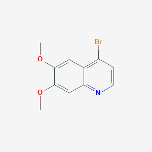molecular formula C11H10BrNO2 B152583 4-溴-6,7-二甲氧基喹啉 CAS No. 666734-51-6