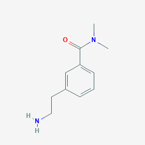 molecular formula C11H16N2O B1525832 3-(2-aminoethyl)-N,N-dimethylbenzamide CAS No. 1250612-05-5