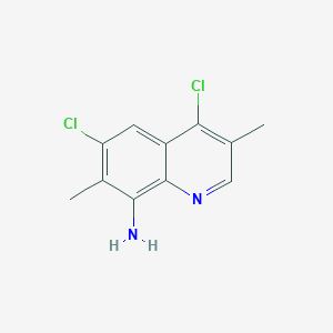 4,6-Dichloro-3,7-dimethylquinolin-8-amine