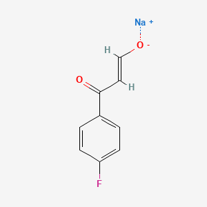 sodium (1E)-3-(4-fluorophenyl)-3-oxoprop-1-en-1-olate