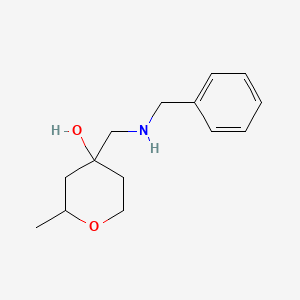 4-[(Benzylamino)methyl]-2-methyloxan-4-ol