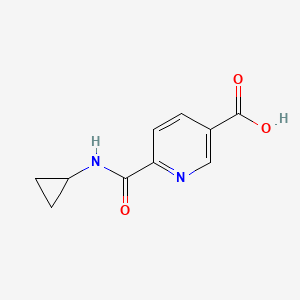 6-(Cyclopropylcarbamoyl)pyridine-3-carboxylic acid