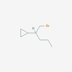 (1-Bromopentan-2-yl)cyclopropane