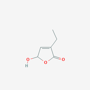 3-Ethyl-5-hydroxy-2,5-dihydrofuran-2-one