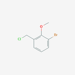 molecular formula C8H8BrClO B1525848 1-Bromo-3-(chloromethyl)-2-methoxybenzene CAS No. 1247514-62-0