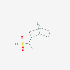 1-{Bicyclo[2.2.1]heptan-2-yl}ethane-1-sulfonyl chloride