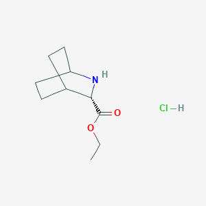 ethyl (1R,3S,4S)-2-azabicyclo[2.2.2]octane-3-carboxylate hydrochloride