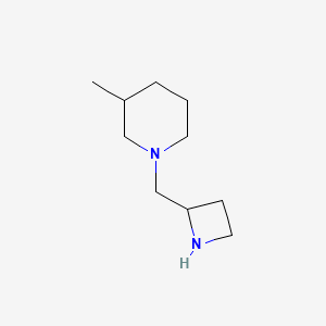 1-[(Azetidin-2-yl)methyl]-3-methylpiperidine