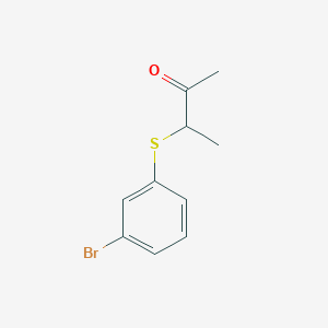 3-[(3-Bromophenyl)sulfanyl]butan-2-one